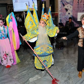 The Elegance Changzhou Art Exhibition Reception at Federal Hall in New York, NY on July 13, 2016.  (Photo by Stephen Smith)